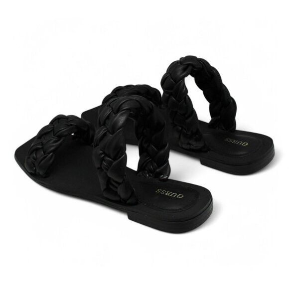 Guess Womens Raign Slip on Woven Slide Sandals - Picture 7 of 8